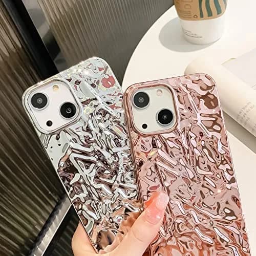 ekoneda Compatible for iPhone 14 Plus Case 6.7Inch | Sparkly Designer Soft Cover for Women thumbnail 4