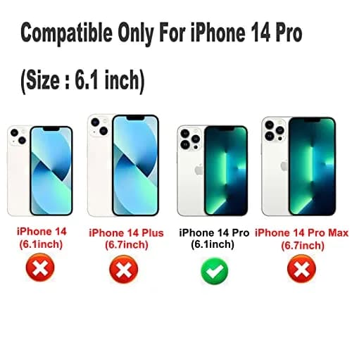 ekoneda Compatible for iPhone 14 Pro Case Cute Luxury Designer Tin Foil Pleated 6.1Inch | Sparkly Silicone Slim Fit thumbnail 7