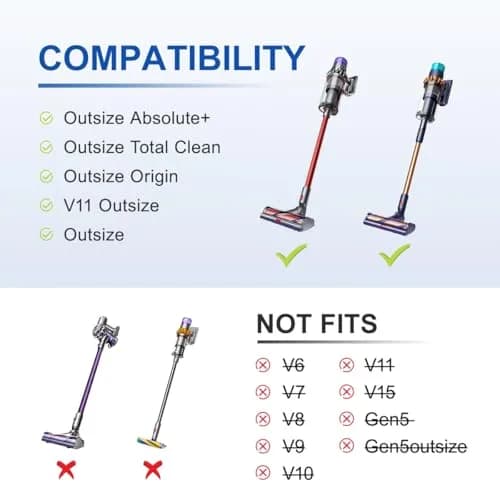 LANMU Trigger Lock Accessory Compatible with Outsize+ Cordless Vacuum | Easy Control & Lightweight thumbnail 2