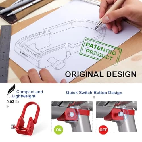 LANMU Trigger Lock Accessory Compatible with Outsize+ Cordless Vacuum | Easy Control & Lightweight thumbnail 4