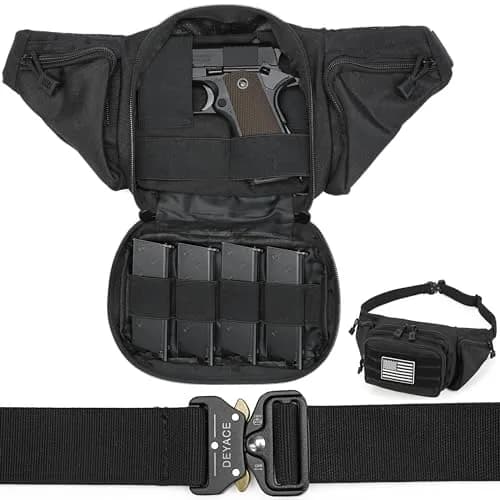 DEYACE Concealed Carry Tactical Fanny Pack for Men | Quick-Release Metal Buckle, Water-Resistant, 1 Pack thumbnail 1