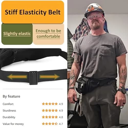 DEYACE Concealed Carry Tactical Fanny Pack for Men | Quick-Release Metal Buckle, Water-Resistant, 1 Pack thumbnail 5