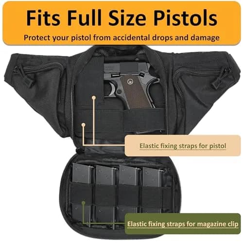 DEYACE Concealed Carry Tactical Fanny Pack for Men | Quick-Release Metal Buckle, Water-Resistant, 1 Pack thumbnail 3