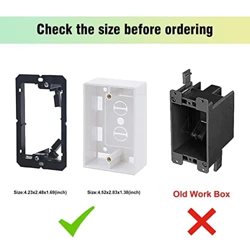 iwillink White 5 Pack Brush Wall Plate | Single Gang Cable Pass Through Insert for Low Voltage Cables Wires thumbnail 7