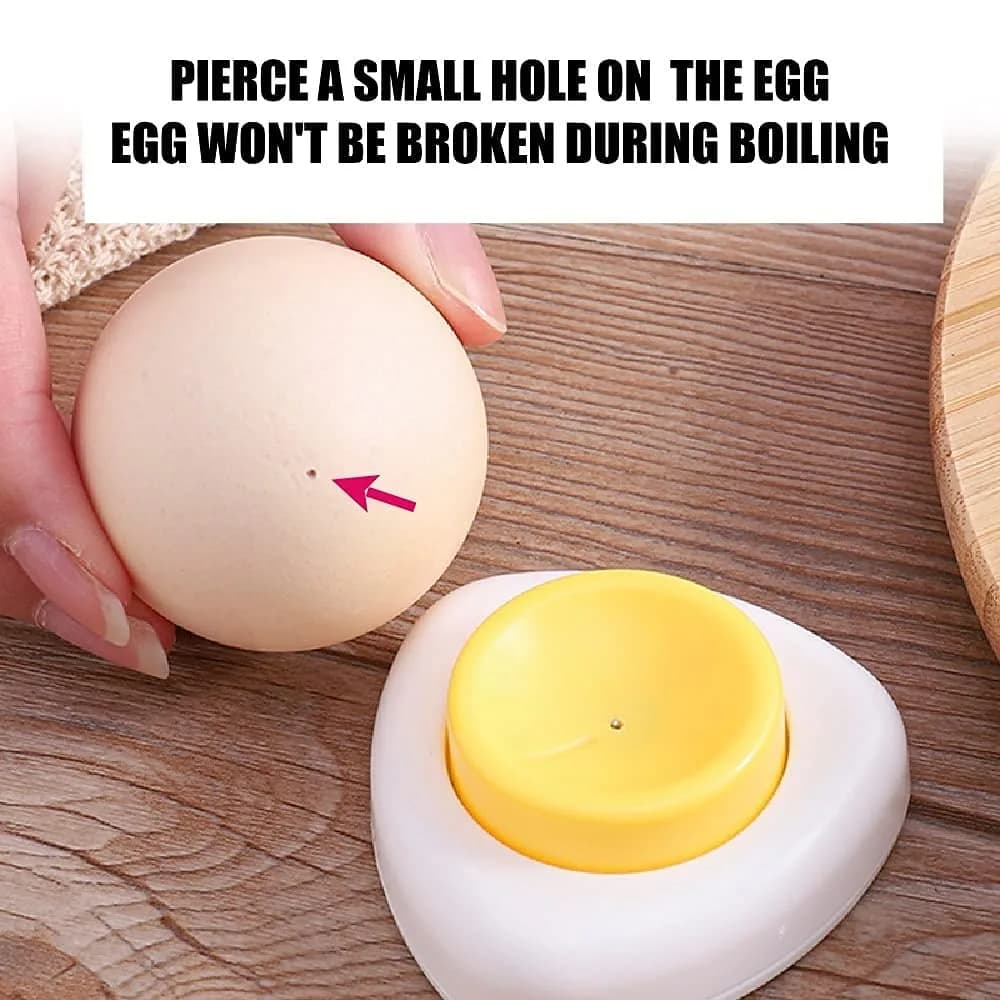 Jawbush Egg Piercer for Raw Eggs, Egg Hole Poker Puncher with Magnetic Base & Safety Lock, Easy Egg Peeler Shell Remover (1-Pack, Small) - view 6