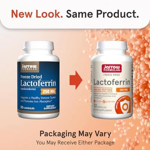 Jarrow Formulas Lactoferrin Capsules 250 mg (30 Count) | Immune Support & Iron Absorption thumbnail 2