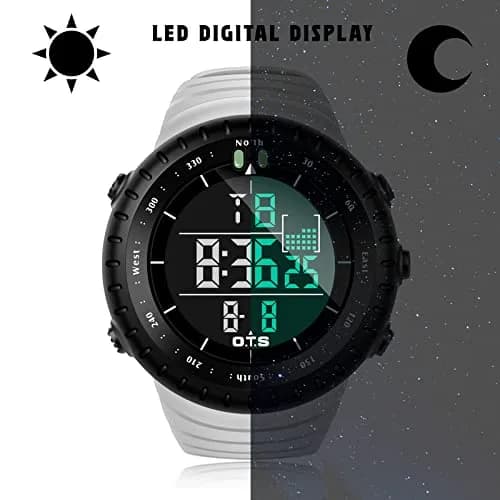 PALADA Men's Digital Sports Watch 50mm (1.97in) with LED Backlight | Water Resistant 50M thumbnail 5
