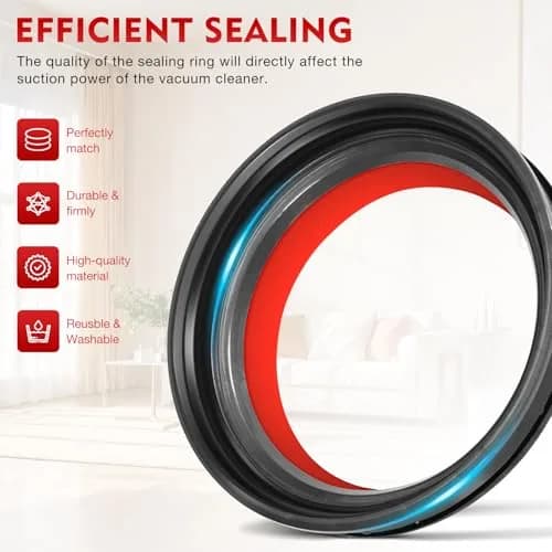 Kuflant Dust Bin Sealing Ring Compatible with Dyson Cyclone V10 SV12 | Durable, High-Quality Replacement thumbnail 6