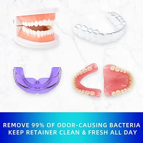 YKL Retainer & Denture Cleaner Tablets 36 Count (Pack of 1) | Cleans Dental Appliances with Mint Flavor thumbnail 4