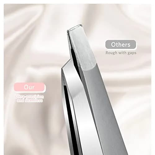 MORGLES Tweezers Set for Men 9 Pcs Nail Clipper Kit with Case for Grooming | Stainless Steel, Travel-Ready thumbnail 2