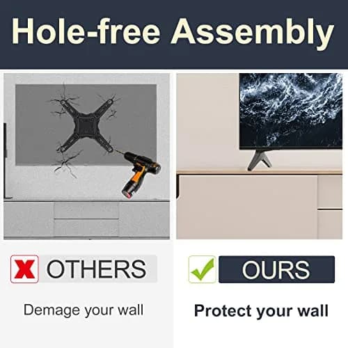 Maozhren Replacement TV Stand Legs for LG 49-55 Inch TVs | Includes Screws & Instructions thumbnail 5