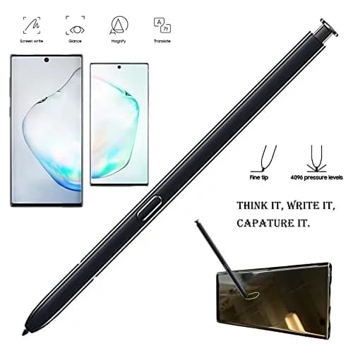 CaoXiong S Pen Stylus for Samsung Galaxy Note 10/10+ with Bluetooth & 4096 Pressure Sensitivity | Aura Black thumbnail 3