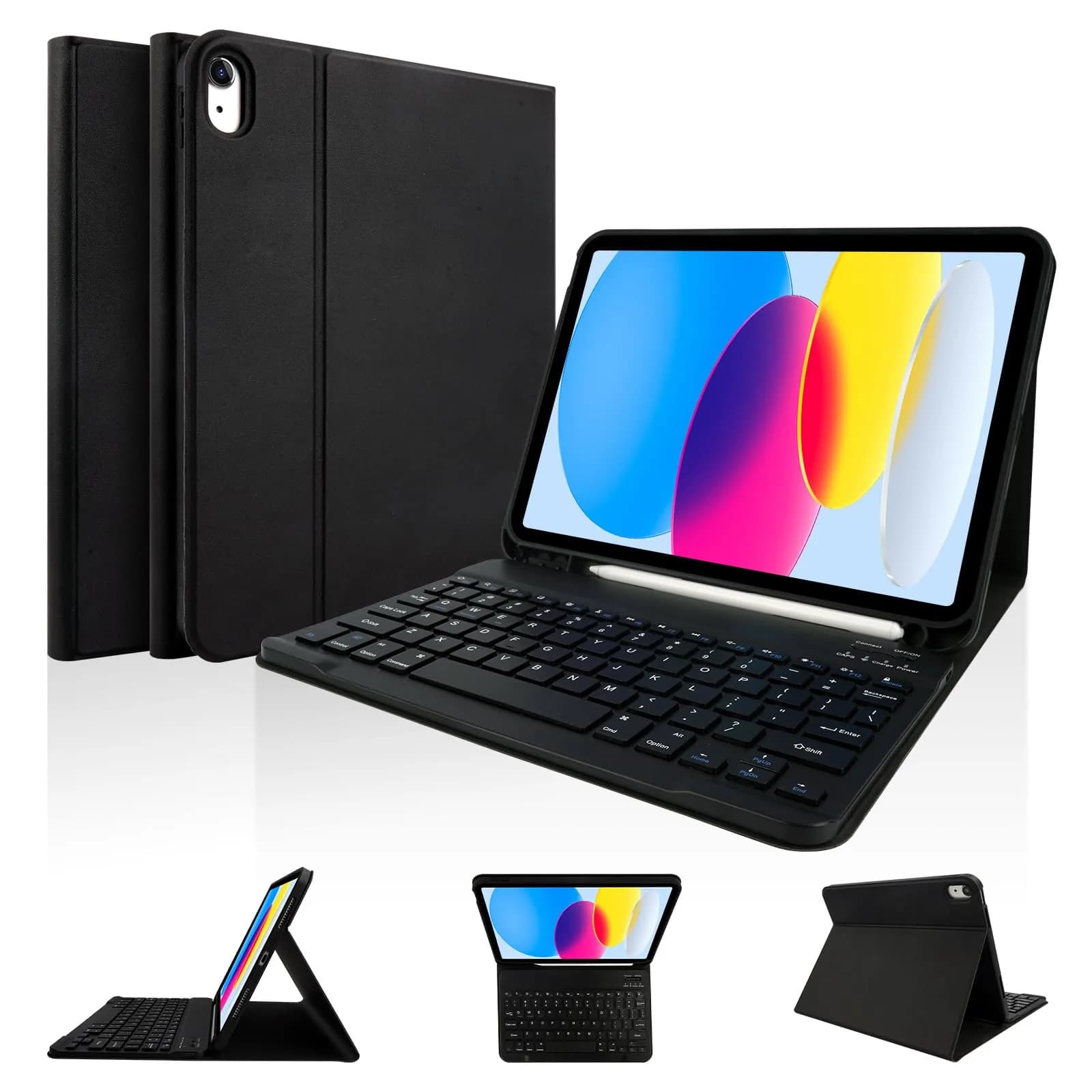 LAMA Keyboard Case for iPad (A16) 11th Gen 2025 /10th Gen 2022 | Magnetic Keyboard with Pencil Holder - main product image