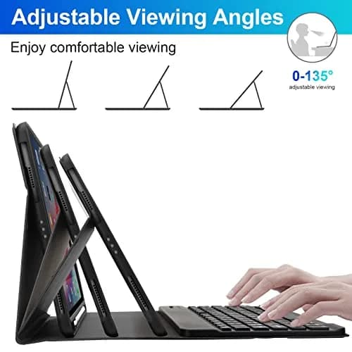 LAMA Keyboard Case for iPad (A16) 11th Gen 2025 /10th Gen 2022 | Magnetic Keyboard with Pencil Holder thumbnail 5