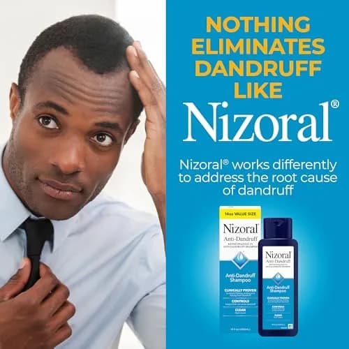 Nizoral Anti-Dandruff Shampoo with 1% Ketoconazole, Fresh Scent, 414ml (14 Fl Oz) | Controls Scalp Fungus thumbnail 5