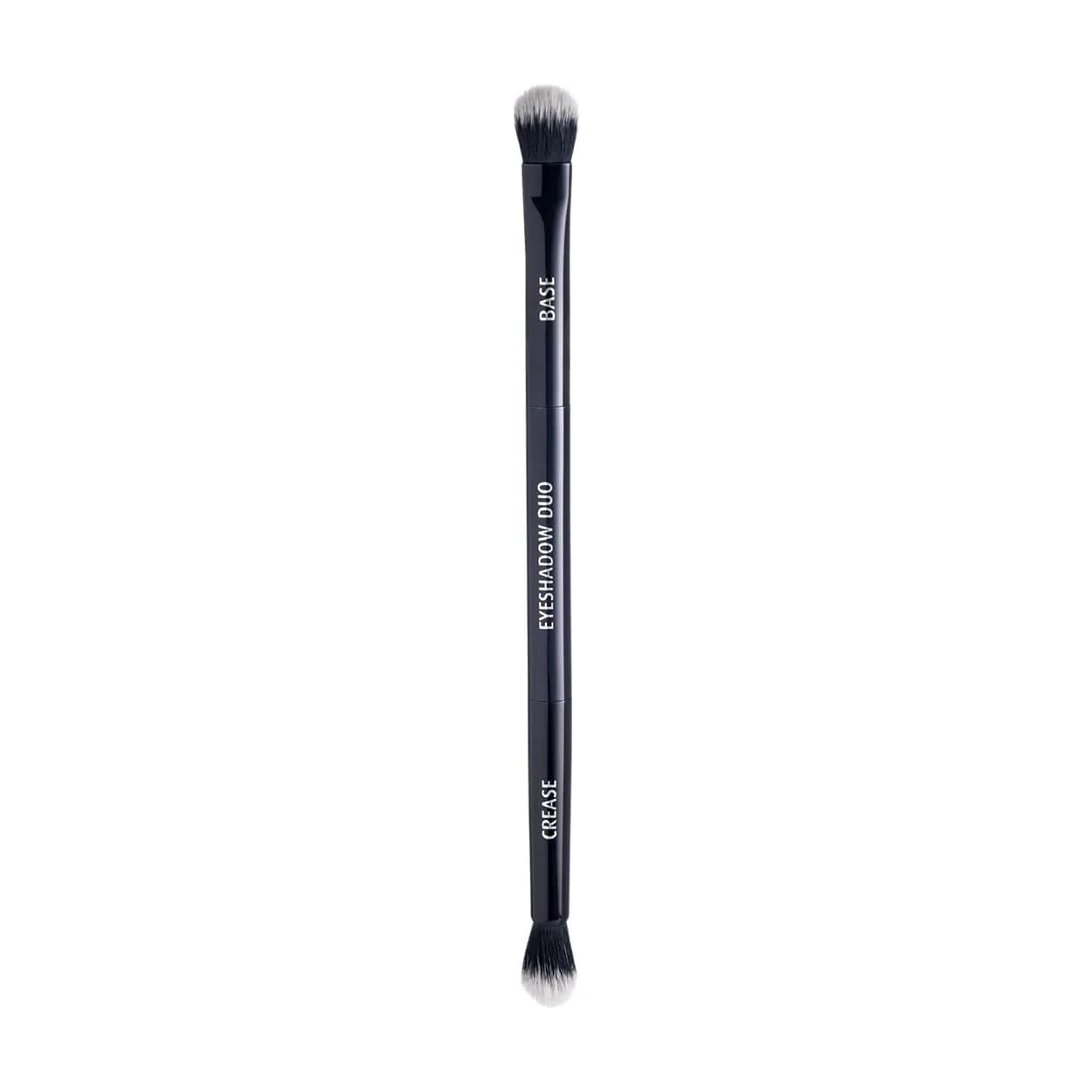 Lune+Aster Eyeshadow Duo Brush | Vegan Bristles, Dual-Ended, Aluminum Handle