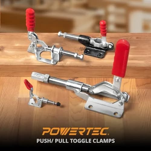 POWERTEC 302F Toggle Clamp 2-Pack | 136 kg (300 lbs) Holding Capacity thumbnail 7