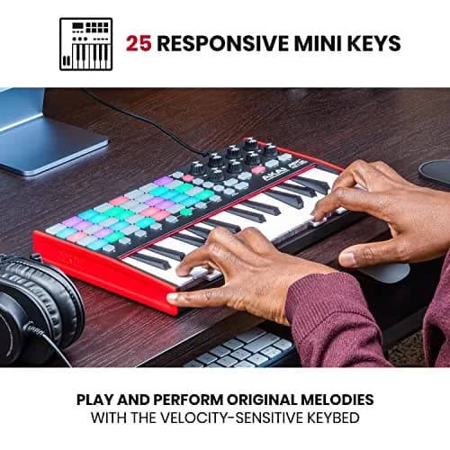 Akai Professional APC Key 25 MK2 25-Key USB MIDI Controller | Velocity-Sensitive Keys & RGB Pads thumbnail 4