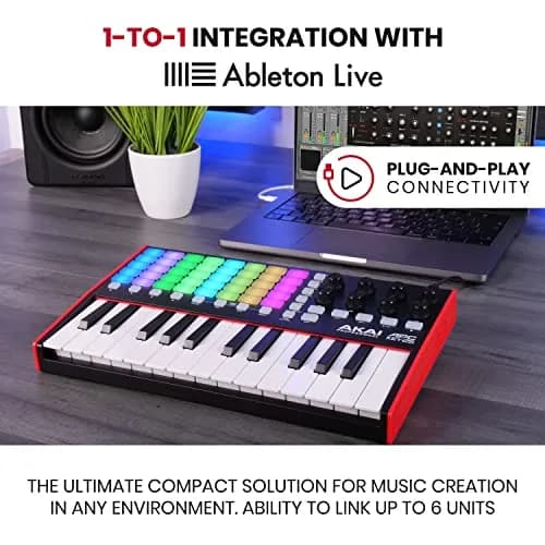 Akai Professional APC Key 25 MK2 25-Key USB MIDI Controller | Velocity-Sensitive Keys & RGB Pads thumbnail 2