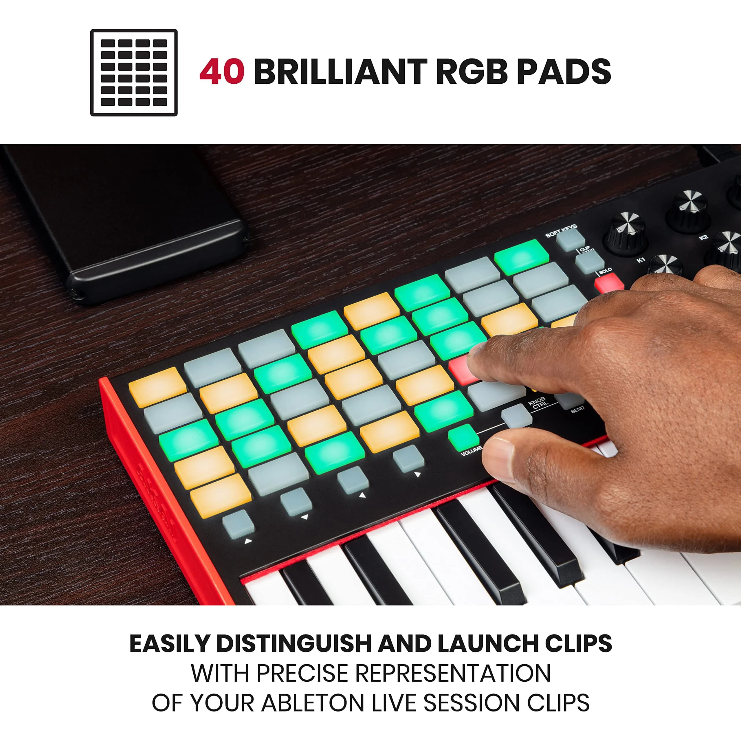 Akai Professional APC Key 25 MK2 25-Key USB MIDI Controller | Velocity-Sensitive Keys & RGB Pads - view 3