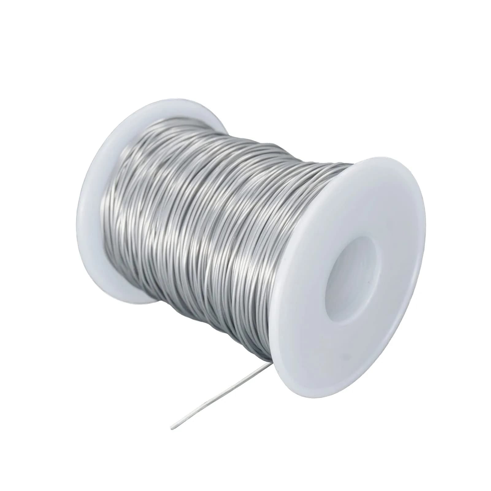 Yountiger 22 Gauge (0.6MM) Stainless Steel Wire 164 Ft | Jewelry Making, Bailing, Snare Trapping — Stainless Steel