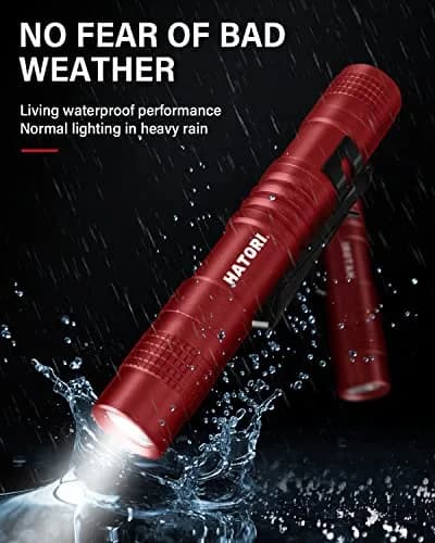 HATORI Mini LED Flashlight 150 Lumens | Compact, Waterproof & Portable for Emergencies thumbnail 4