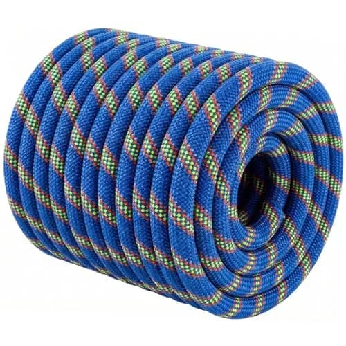 DerziNet Double Braided Arborist Rigging Rope 1/2" x 100 ft (12.7mm x 30.48m) | 8400 lb Tensile Strength Static Rope thumbnail 1
