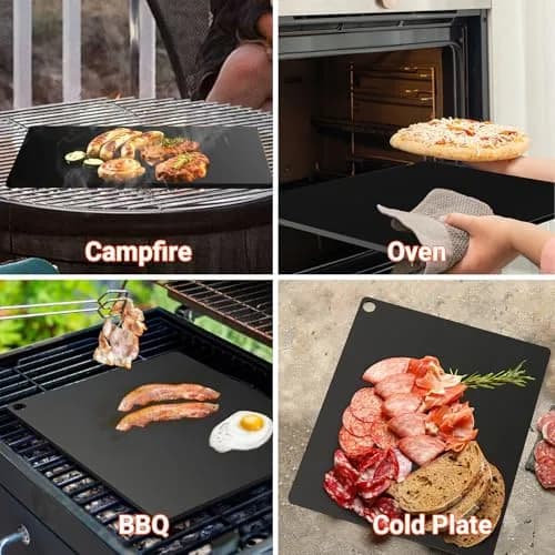 Onlyfire 16"x14" Pizza Steel Baking Sheet for Oven BBQ Grill – Crispy Crust thumbnail 5