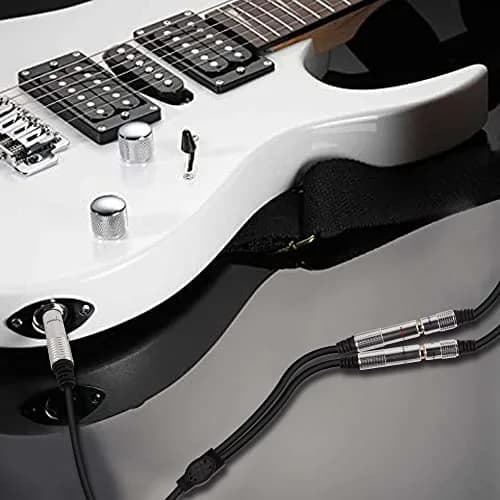 XMSJSIY 6.35mm 1/4TRS Headphone Splitter Cable 50cm | Clear Sound for Professional & Home Audio thumbnail 7