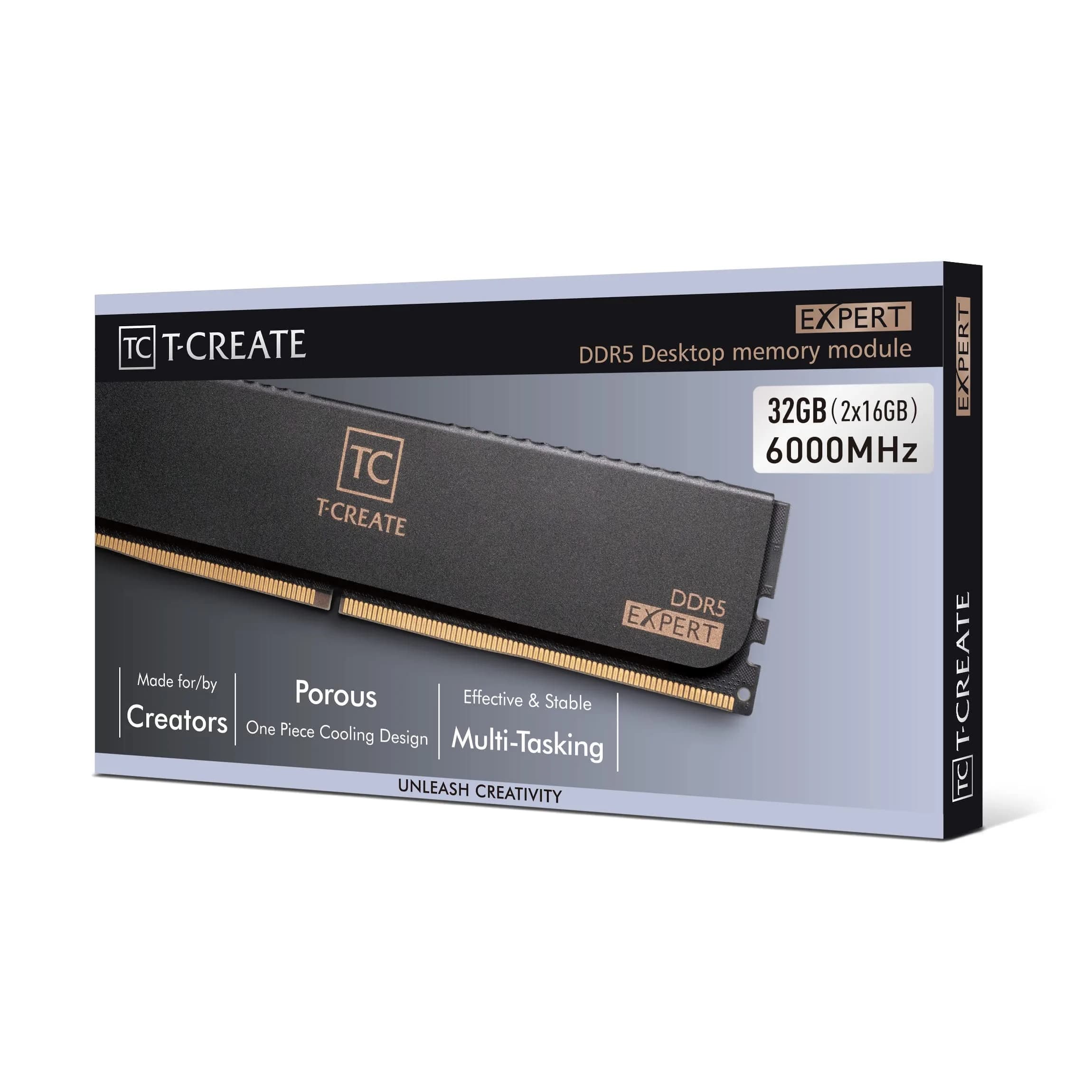 TEAMGROUP T-Create Expert DDR5 32GB (2x16GB) 6000MHz CL38 Desktop RAM | High Performance for Creators - view 8
