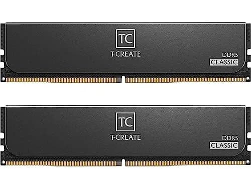 TEAMGROUP T-Create Classic 10L DDR5 32GB Kit (2 x 16GB) 5600MHz CL46 Desktop Memory Module Ram | Unleash Creativity thumbnail 1