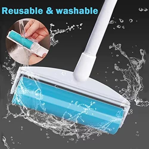 CALMTEE Reusable Lint Roller with Extendable Handle & 4-Piece Value Set | 8-Inch Jumbo, 1 Refill, 2 Mini Washable Pet Hair Remover thumbnail 6