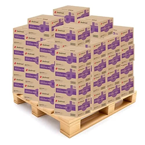 Dealmed X-Large Purple Nitrile Gloves (180 Count Per Box, 84 Cases) | Professional Healthcare Grade - main product image