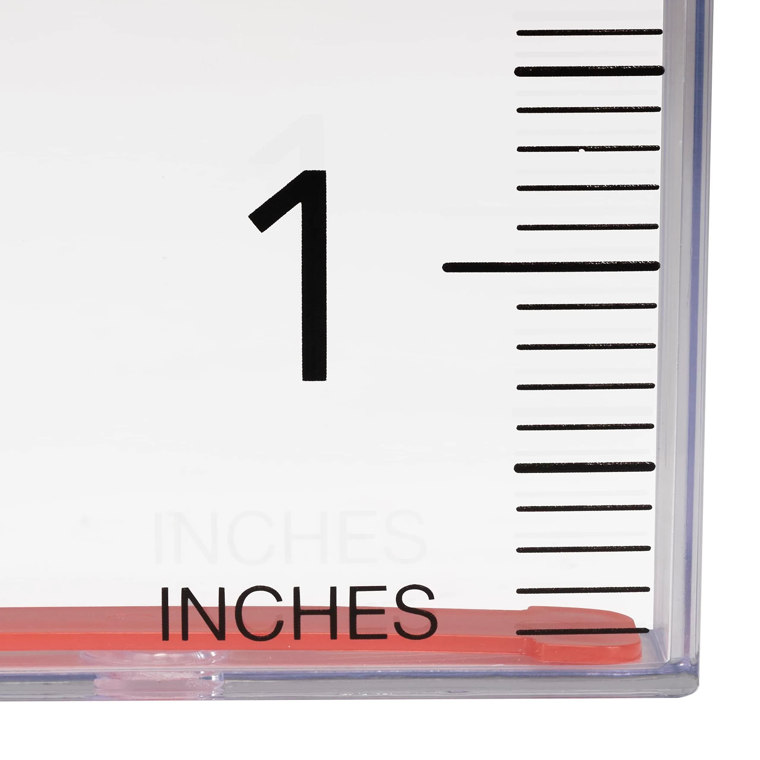 AcuRite Waterfall Rain Gauge with 5-inch Capacity | Clear Acrylic with Floating Red Marker - view 4