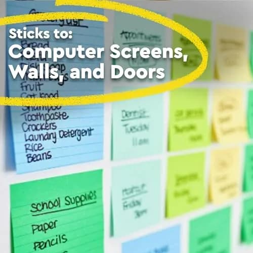 Post-it 100% Recycled Super Sticky Notes 3 x 3 in Oasis Collection (12 Pads, 70 Sheets/Pad) | Acid-Free Paper thumbnail 4