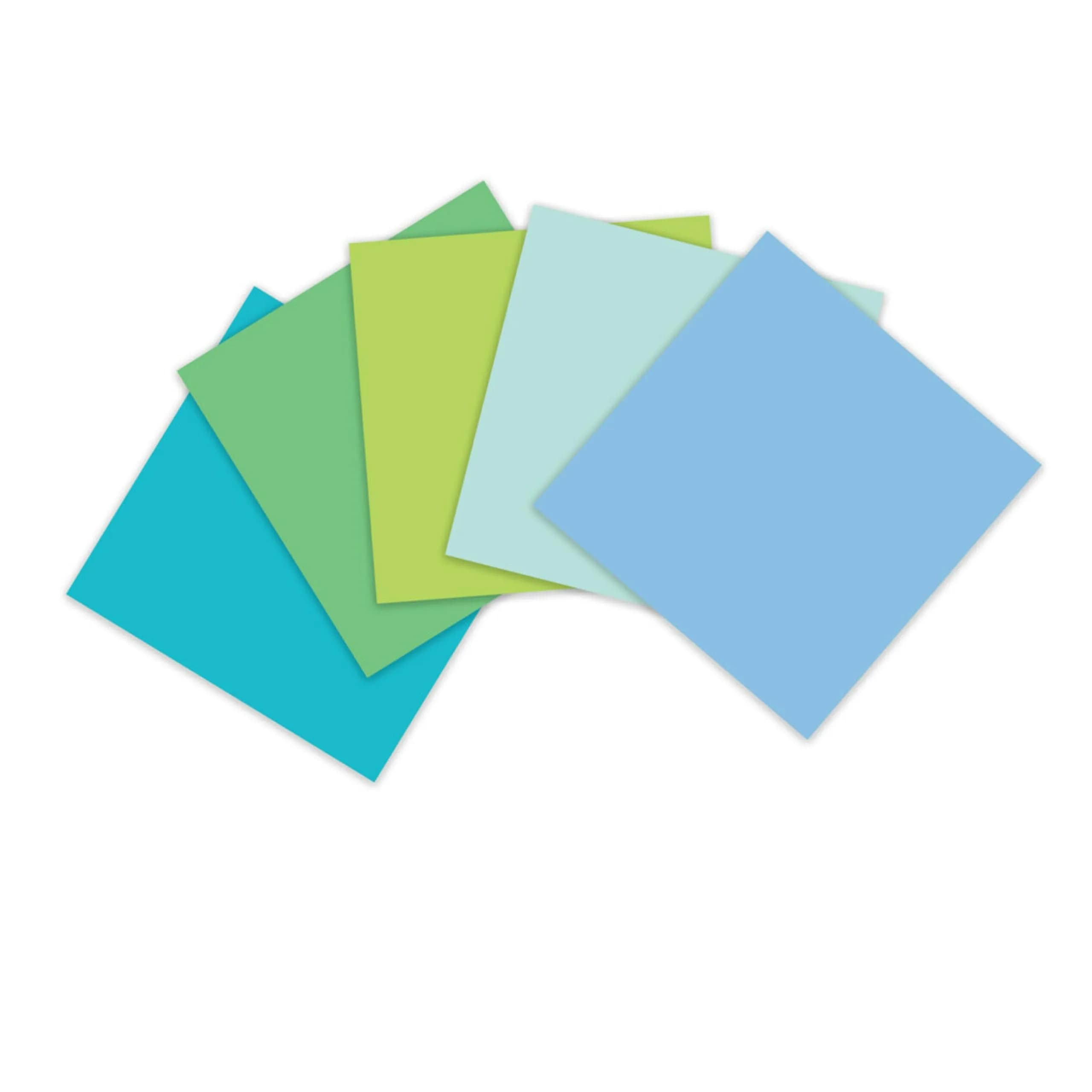 Post-it 100% Recycled Super Sticky Notes 3 x 3 in Oasis Collection (12 Pads, 70 Sheets/Pad) | Acid-Free Paper - view 9