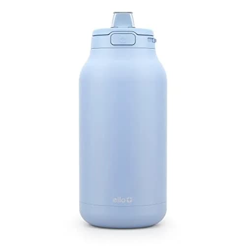 Ello Hydra 64oz Half Gallon Vacuum Insulated Stainless Steel Jug, Blue | Leakproof, Cold 40+ Hours, Easy Clean thumbnail 1