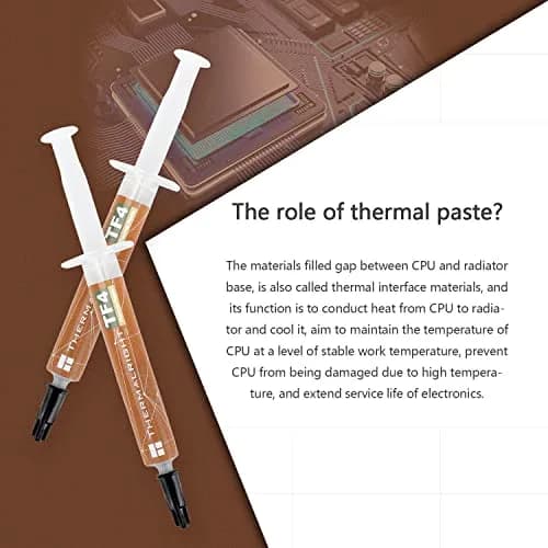 Thermalright TF4 4g Thermal Paste | 9.5W/mK High Conductivity Cooling for CPU/GPU thumbnail 3