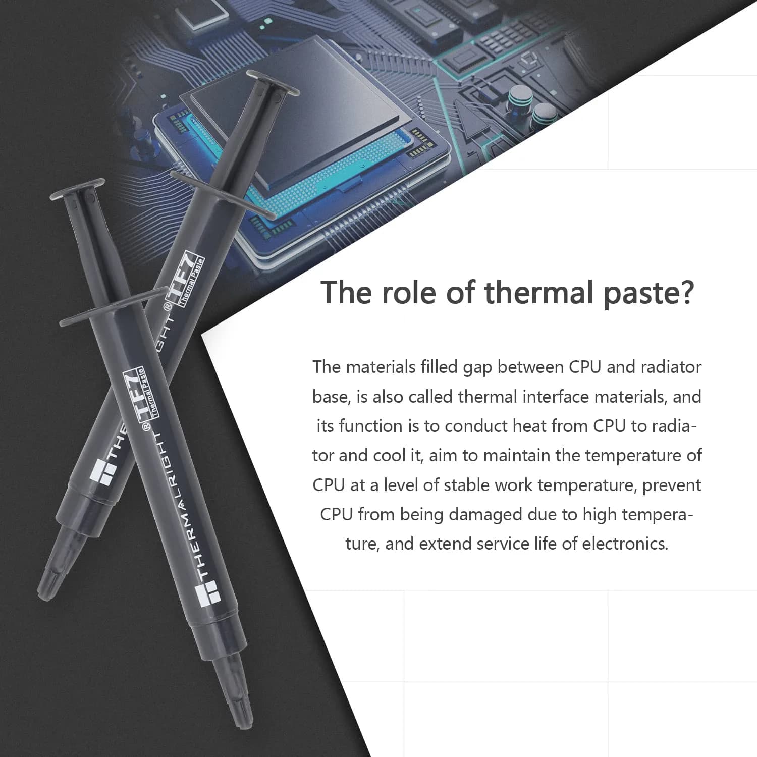 Thermalright TF7 2g Thermal Compound Paste | 12.8W/m.k High Conductivity for CPU, GPU, SSD - view 3