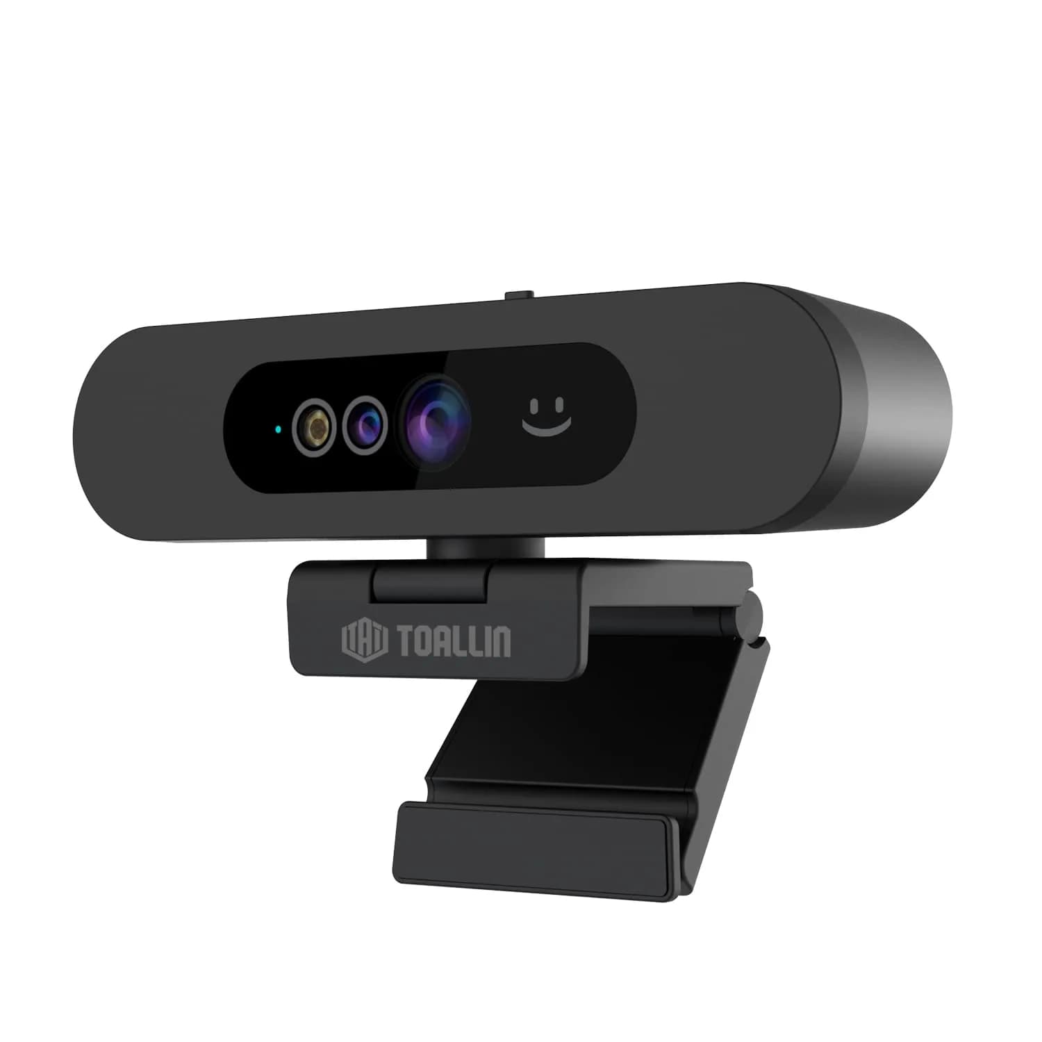 TOALLIN 1080P Webcam with Windows Hello, IR Facial Recognition | Full HD, Privacy Cover, Microphone — 1080P Webcam with Windows Hello