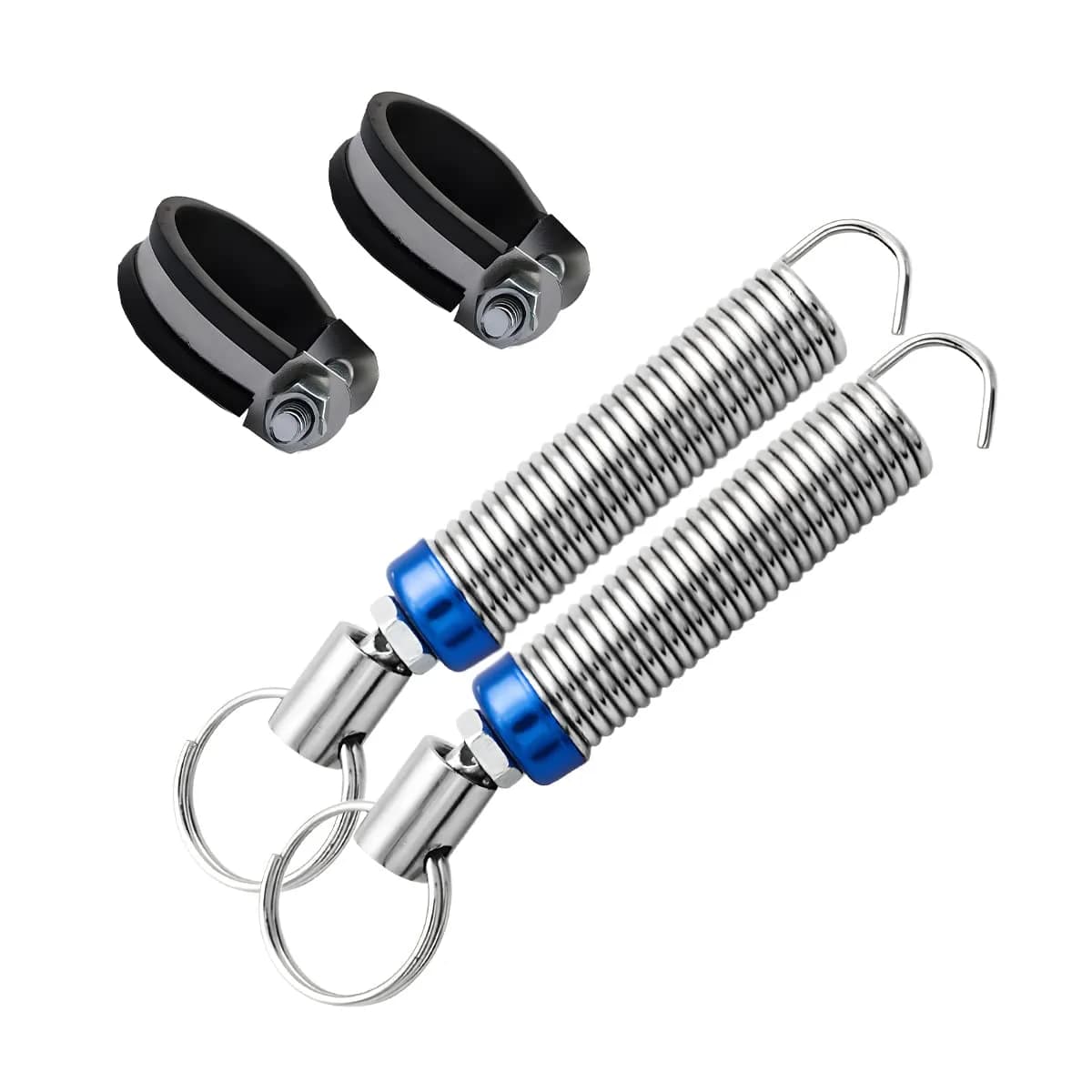 AICEL Car Trunk Lid Metal Spring 2pcs Adjustable Stainless Steel | Universal Auto Lift Support (70-120 chars)