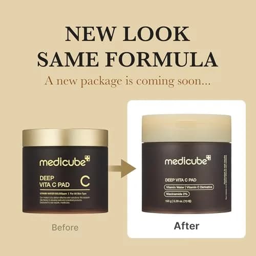 medicube Deep Vita C Toner Pads 70 Count (2.27 kg) | Vitamin Water for Uneven Skin Tone thumbnail 2
