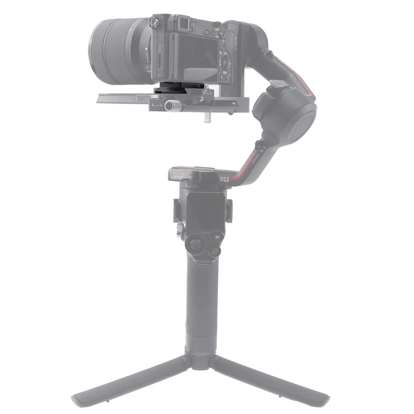 FocusFoto Upper Quick Release Baseplate QR Plate for DJI Ronin RS2/RSC2/RS3/RS4 Pro Gimbal Stabilizer, Arca-Swiss Standard (49x38x12mm) - view 8
