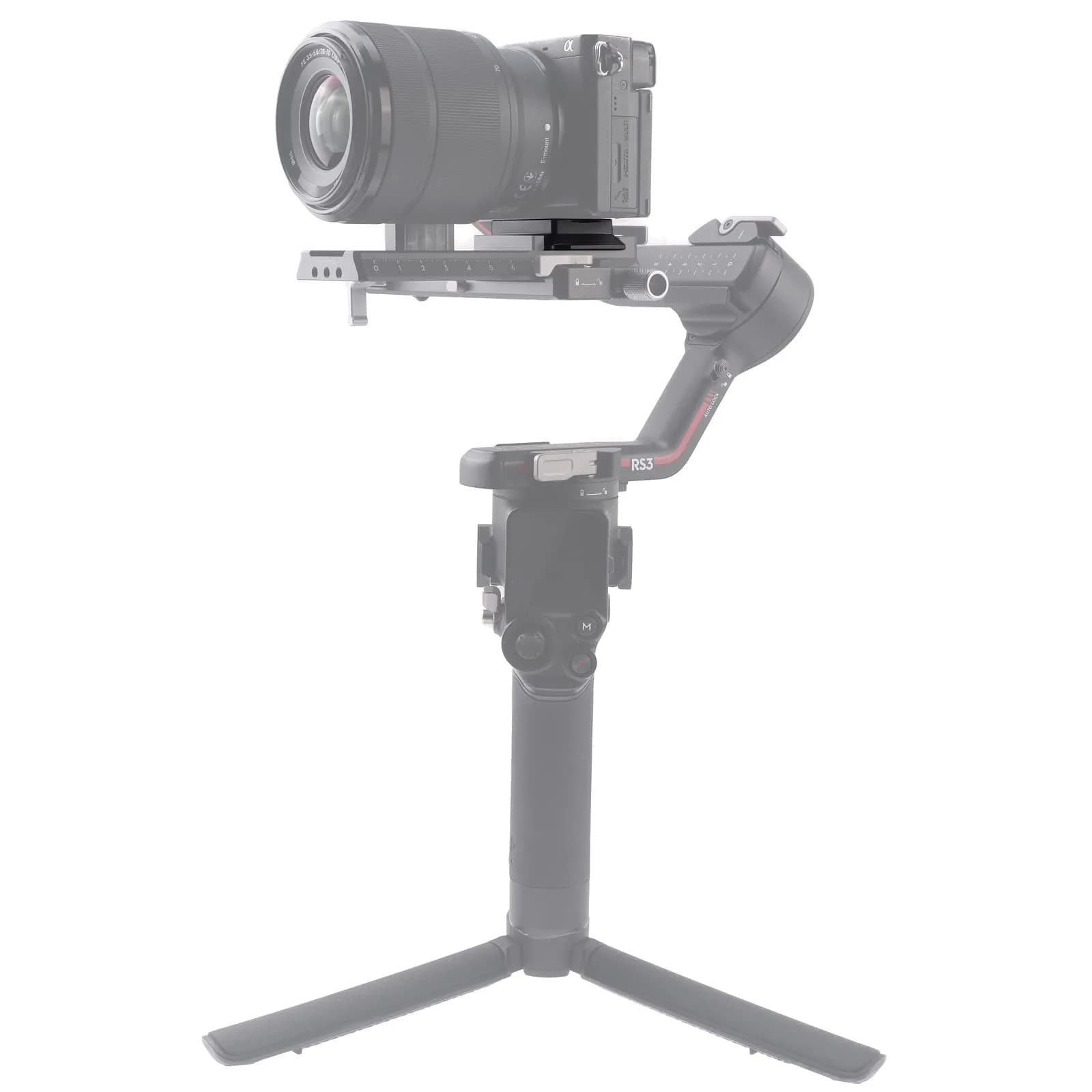 FocusFoto Upper Quick Release Baseplate QR Plate for DJI Ronin RS2/RSC2/RS3/RS4 Pro Gimbal Stabilizer, Arca-Swiss Standard (49x38x12mm) - view 9