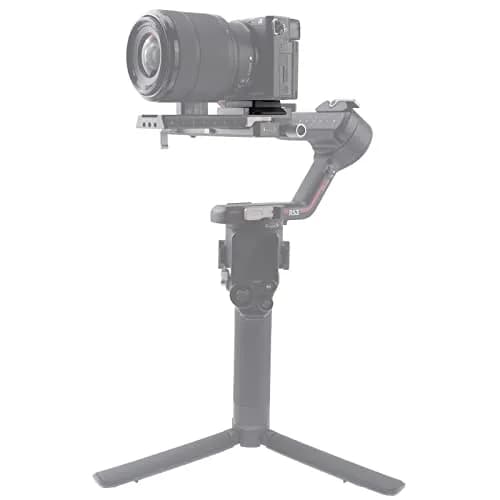FocusFoto Upper Quick Release Baseplate QR Plate for DJI Ronin RS2/RSC2/RS3/RS4 Pro Gimbal Stabilizer, Arca-Swiss Standard (49x38x12mm) thumbnail 9