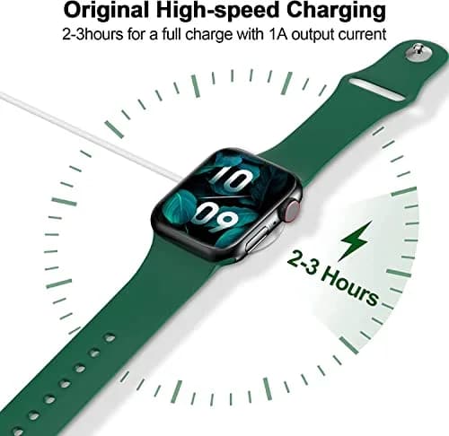 xiwxi Magnetic USB C Fast Charging Cable for Apple Watch 2m (6.6ft) | Charges in Under 3 Hours thumbnail 3