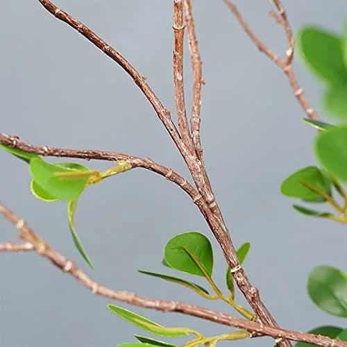 SzJias Green Artificial Plant Stems for Vase - 109.98 cm (43.3 inches) Tall - Set of 3 | Realistic Faux Silk Greenery Branches thumbnail 6