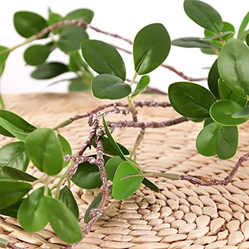SzJias Green Artificial Plant Stems for Vase - 109.98 cm (43.3 inches) Tall - Set of 3 | Realistic Faux Silk Greenery Branches thumbnail 3