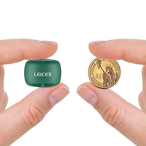 LEICEX Mini Pillow Bluetooth Speaker Green | Ultra-Portable Wireless Sound - main product image