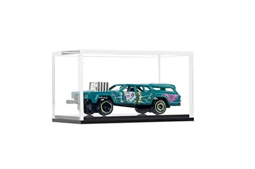 Qinry Clear Acrylic Hot Wheels Display Case 2 Pack | UV Protect Storage for 1/64 Scale Toy Cars thumbnail 5